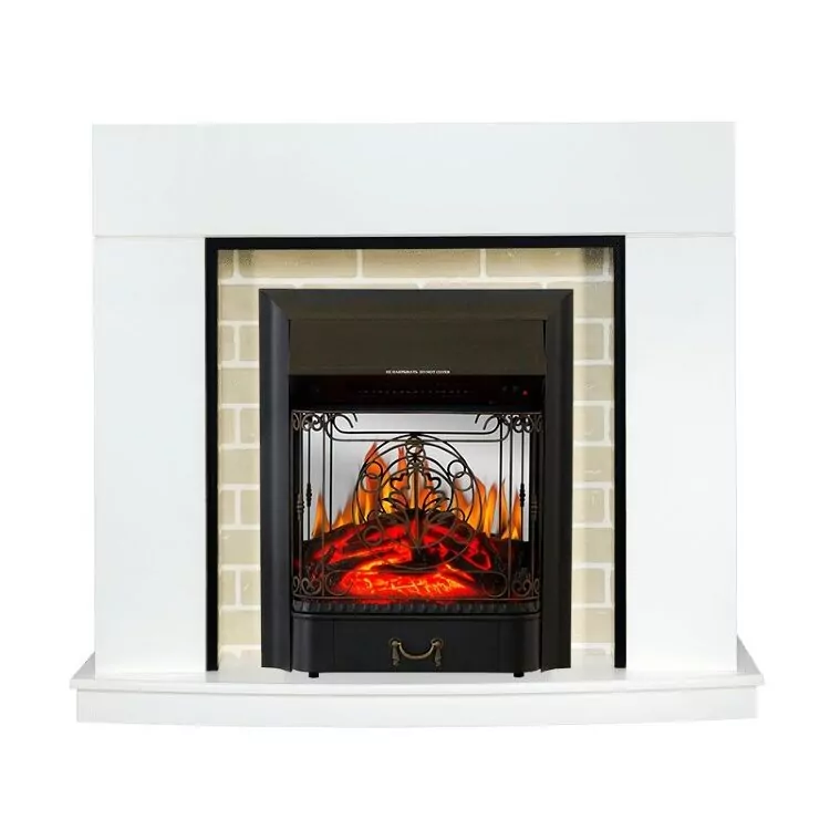 Электрокамин Royal Flame Montana - Белый с очагом Majestic FX M Black