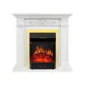 Электрокамин Royal Flame Verona - Белый дуб с очагом Majestic FX Brass 1