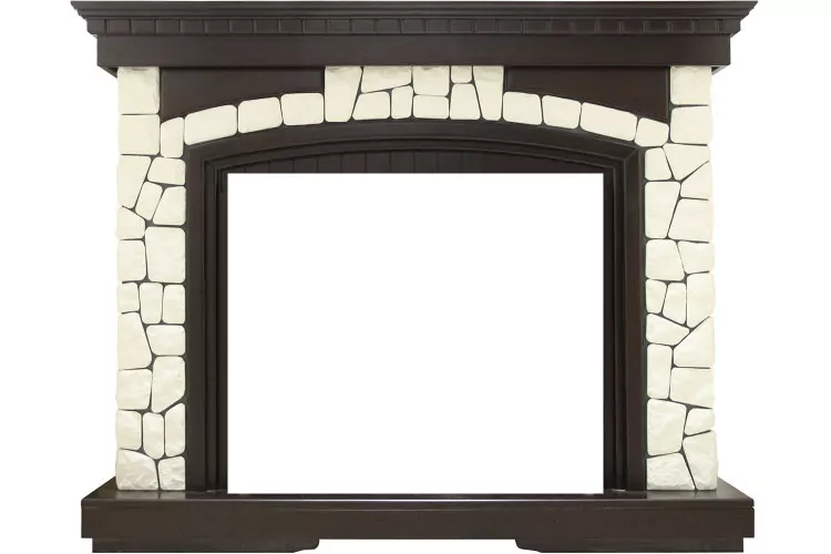 Dimplex Glasgow Symphony 2608/Symphony 2624L камень белый/темный дуб
