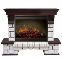 Портал Dimplex Pierre Luxe Symphony 2608/Symphony 2624L белый камень/темный дуб