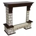 Dimplex Pierre Luxe Symphony 2608/Symphony 2624L белый камень/темный дуб 2