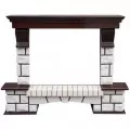 Dimplex Pierre Luxe Symphony 2608/Symphony 2624L белый камень/темный дуб 3