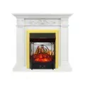Электрокамин Royal Flame Verona - Белый дуб с очагом Majestic FX M Brass 1