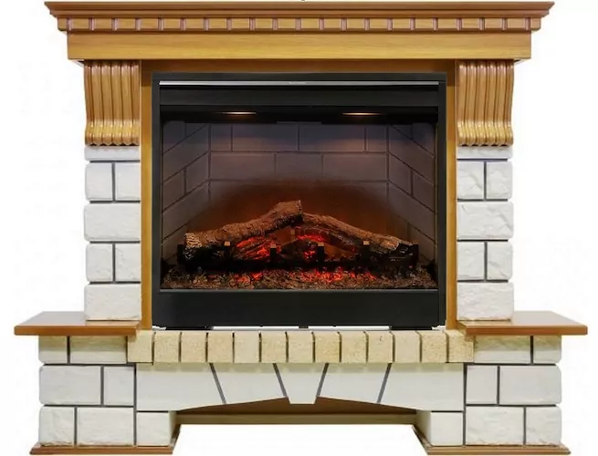 Dimplex Pierre Luxe Symphony 2608/Symphony 2624L белый камень/ дуб
