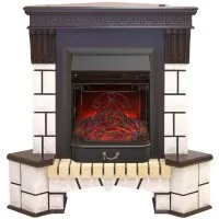 Камин электрический RealFlame Stone New Corner (угловой) AO с Majestic Lux