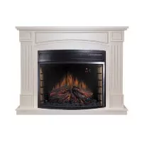 Каминокомплект Royal Flame Boston - Алебастр с очагом Dioramic 28 LED FX