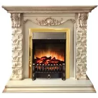 Камин электрический RealFlame Patricia WT с очагом Fobos Lux BR S