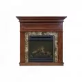 Каминокомплект Dimplex Verona - Белый дуб с очагом Brookline Black 1