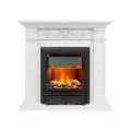 Каминокомплект Dimplex Verona - Белый дуб с очагом Brookline Black 3