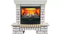 Камин электрический RealFlame Country 25,5 WT c очагом FireStar 25,5 3D