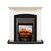 Каминокомплект Royal Flame Baltimore - Слоновая кость, черный с очагом Fobos FX M Black
