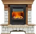 Электрокамин Dimplex Pierre Luxe - Дуб / Белый с очагом Brookline Black 1