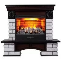 Камин электрический RealFlame Country Lux Rock 25,5 AO c очагом FireStar 25,5 3D