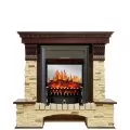 Электрокамин Royal Flame Pierre Luxe - Темный дуб / Сланец с очагом Fobos FX M Black 1