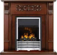 Каминокомплект Dimplex Venice - Махагон коричневый антик с очагом Flagstaff