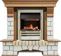Электрокамин Dimplex Pierre Luxe - Дуб / Белый с очагом Cavendish 1
