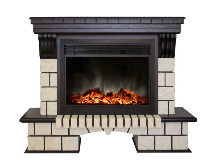 Камин электрический RealFlame Stone New 26 AO с Moonblaze Lux BL S 1