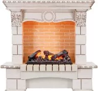 Каминокомплект Dimplex Pierre Luxe угловой - Слоновая кость / Шампань с очагом Cassette 600 NH