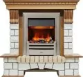 Электрокамин Dimplex Pierre Luxe - Дуб / Белый с очагом Chesford 1