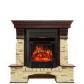 Электрокамин Royal Flame Pierre Luxe - Темный дуб / Сланец с очагом Majestic FX Black 1