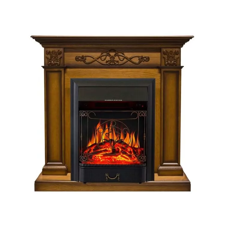 Электрокамин Royal Flame Verona - Дуб антик с очагом Majestic FX Black