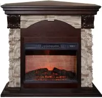 Камин электрический RealFlame Dublin Rock Corner 24 AO с Irvine 24