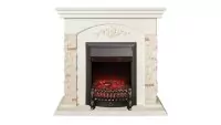 Камин электрический RealFlame Neapolis WT с очагом Fobos Lux BL