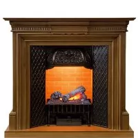 Каминокомплект Dimplex Chelsea - Орех с очагом Cassette 400 NH