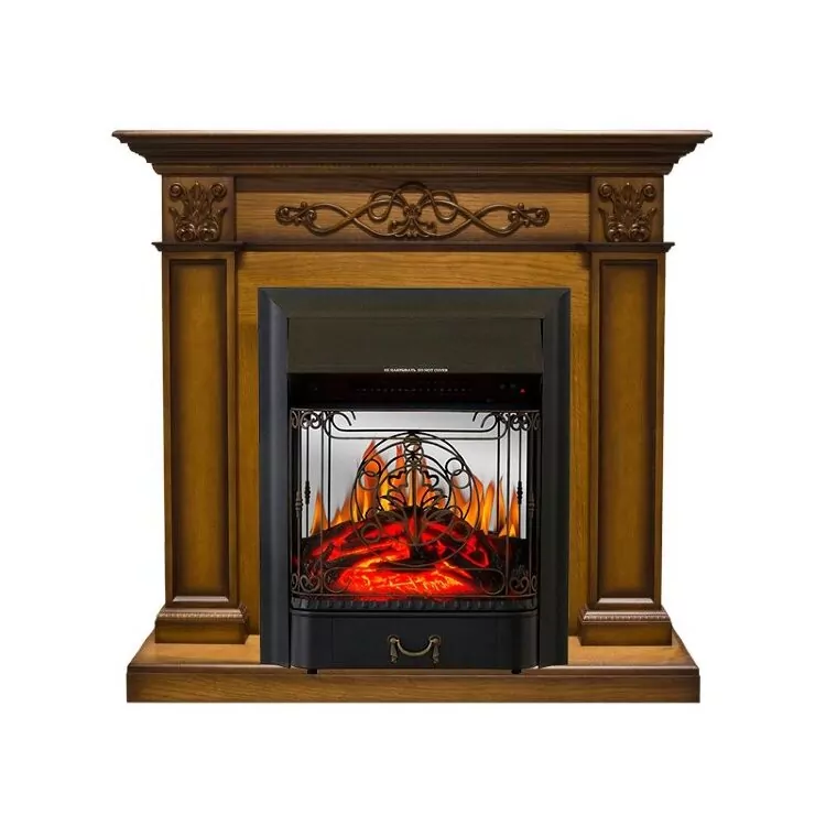Электрокамин Royal Flame Verona - Дуб антик с очагом Majestic FX M Black