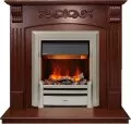 Электрокамин Dimplex Sorrento угловой - Орех с очагом Chesford 1