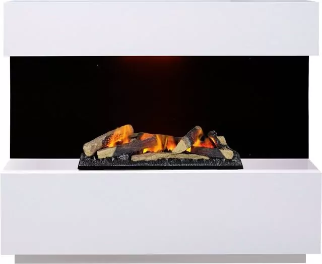 Электрокамин Dimplex Kyoto - Белый с очагом Cassette 600 LNH-INT (с дровами)