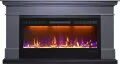 Электрокамин Royal Flame California - Серый графит (Высота 850 мм) с очагом Crystal 40 RF 1