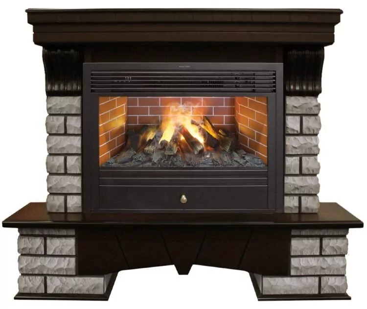 Камин электрический RealFlame Country Rock 26 AO с Novara 26 3D