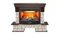 Камин электрический RealFlame Stone 25,5 AO c очагом FireStar 25,5 3D