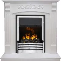 Каминокомплект Dimplex Sorrento - Белый дуб с очагом Flagstaff