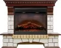 Электрокамин Dimplex Pierre Luxe - Темный дуб / Белый с очагом Symphony 26'' DF2608-INT 1