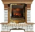 Электрокамин Dimplex Pierre Luxe - Дуб / Белый с очагом Atherton 1