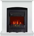 Электрокамин Royal Flame Barcelona (разборный) - Белый с очагом Aspen Black 1