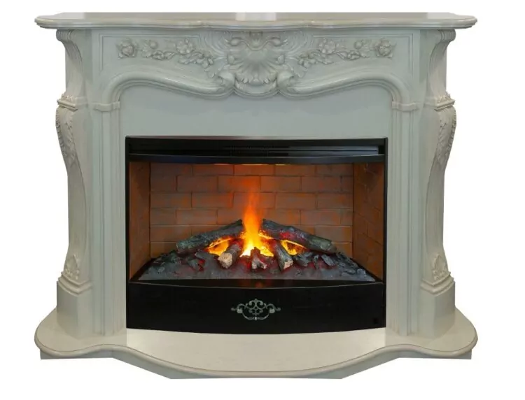 Камин электрический RealFlame Ellada 33 WTс FireStar 33 3D 2