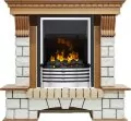 Электрокамин Dimplex Pierre Luxe - Дуб / Белый с очагом Flagstaff 1