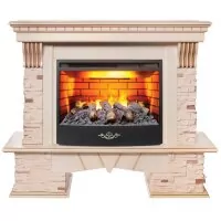 Камин электрический RealFlame Sorento 25,5 WT c очагом FireStar 25,5 3D