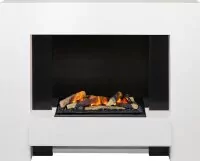 Каминокомплект Dimplex Tokyo - Белый с очагом Cassette 600 LNH-INT (с дровами)