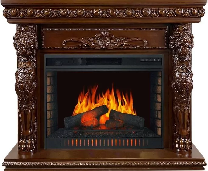 Электрокамин Royal Flame Windsor - Темный дуб с очагом Vision 30 EF LED FX