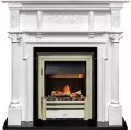 Электрокамин Dimplex Oxford - Белый с очагом Cavendish 1