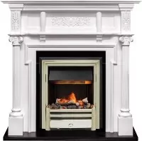 Каминокомплект Dimplex Oxford - Белый с очагом Cavendish
