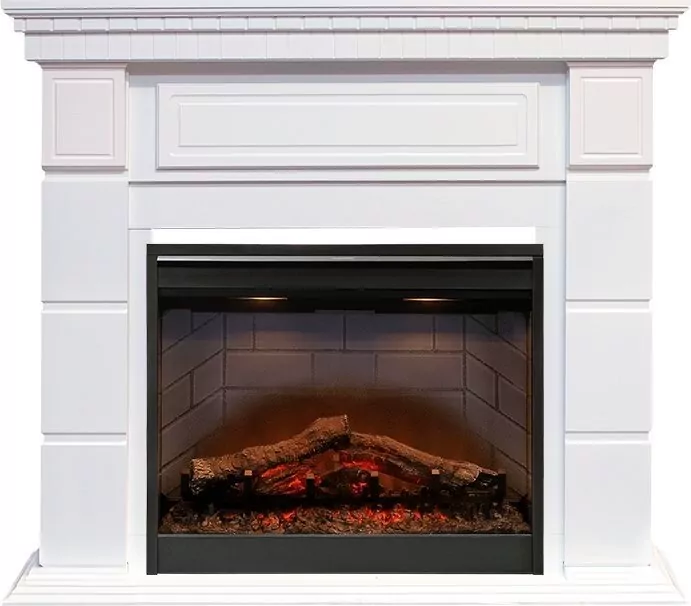 Электрокамин Dimplex Portland - Белый с очагом Symphony 26'' DF2608-INT