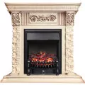 Royal Flame Luxemburg под классические очаги сланец белый/слоновая кость с патиной 2