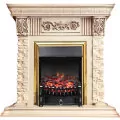 Royal Flame Luxemburg под классические очаги сланец белый/слоновая кость с патиной 3