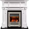 Электрокамин Dimplex Oxford - Белый с очагом Chesford 1