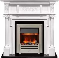 Каминокомплект Dimplex Oxford - Белый с очагом Chesford